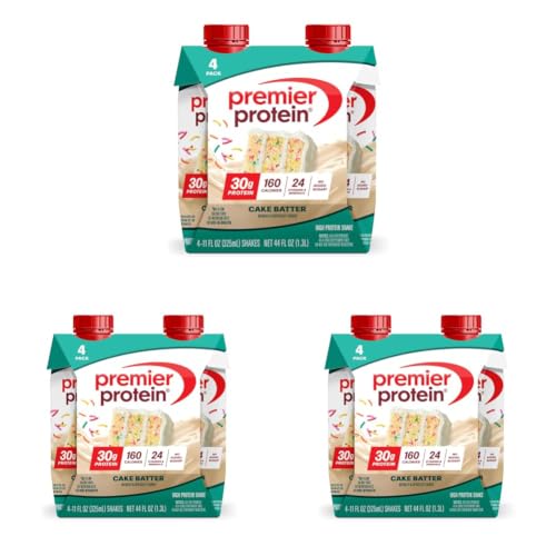 Premier Protein Shake, Liquid, Chocolate Peanut Butter, 30g Protein, Bottle, Gluten Free, 11 fl oz, 12 Pack